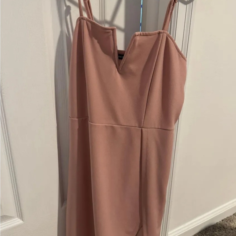 SHEIN Blush Pink Mini Dress